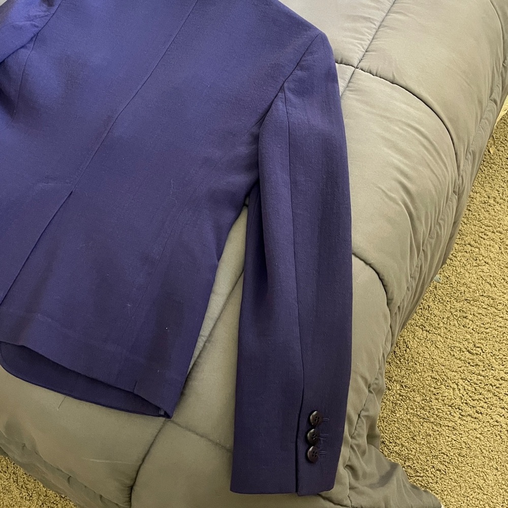 Armani Collezioni Dark Purple Women's Blazer - Picture 9 of 11